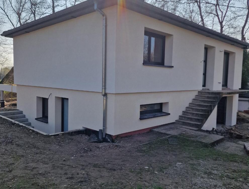 CHANTIER WOLXHEIM_25 990X750 | IDEA HABITAT 67 Crépi écrasé ou projeté : comment choisir selon le style de votre maison ? Bischheim